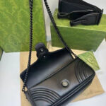 Gucci GG Marmont Shoulder Bag 734814 Black